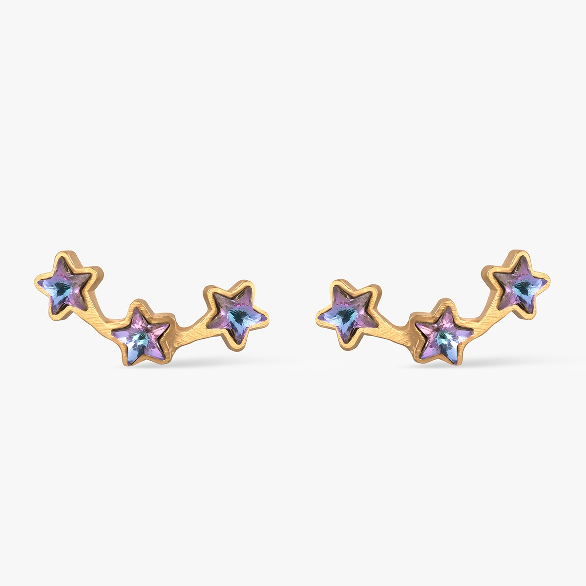 W.KRUK Kolczyki srebrne Motyle