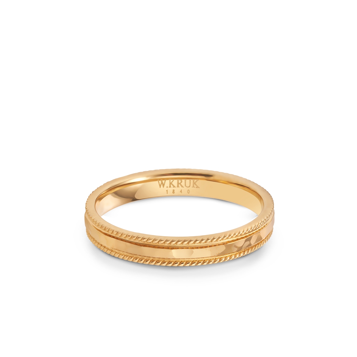 W.KRUK Obrączka złota MYSTIC