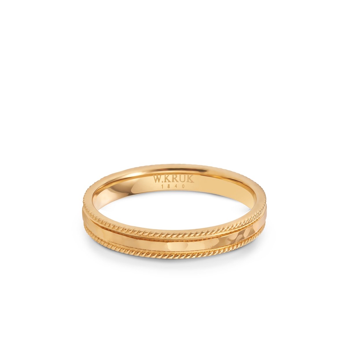 W.KRUK Obrączka złota MYSTIC