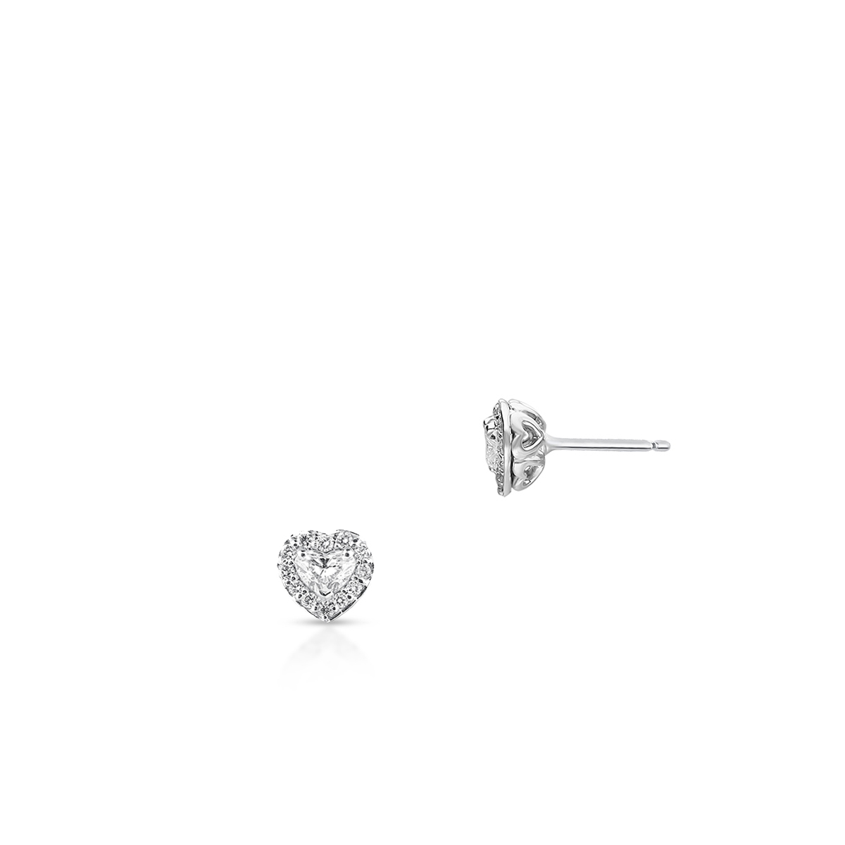 W.KRUK Kolczyki białe złoto Recarlo