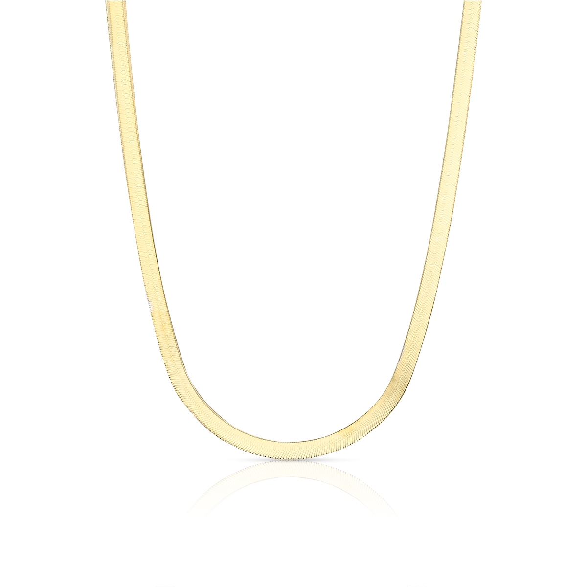 W.KRUK Naszyjnik złoty bicolor żmijka