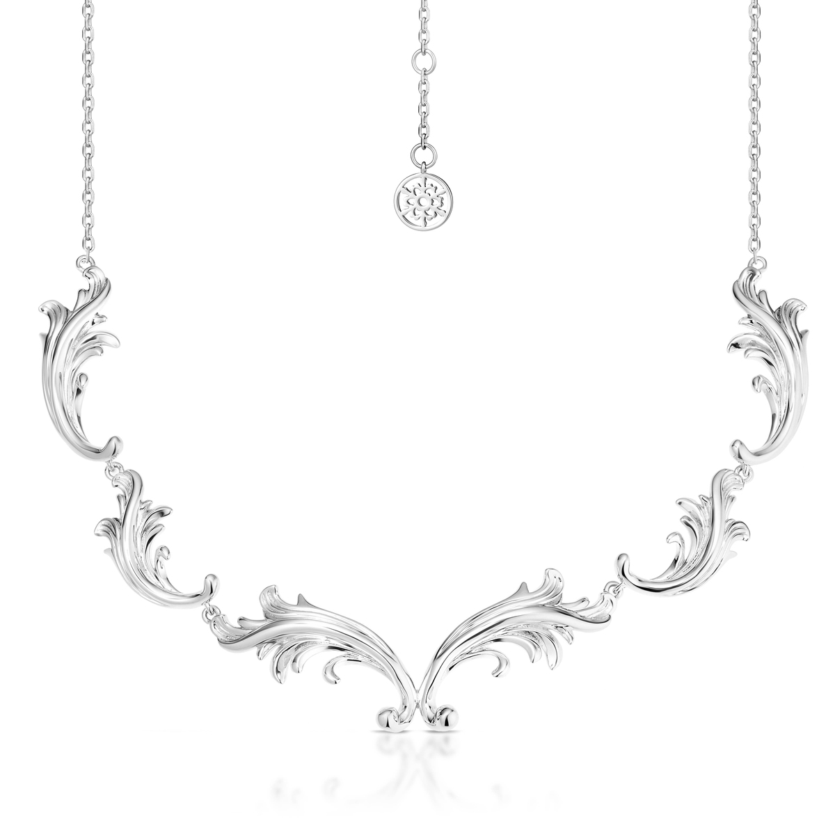 W.KRUK Naszyjnik srebrny Baśniowa