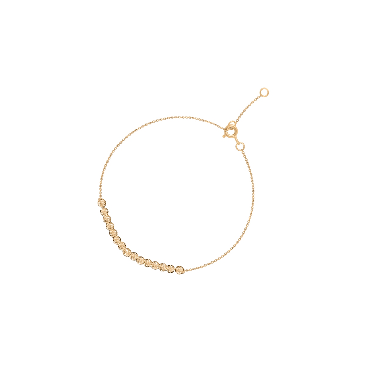 W.KRUK Bransoleta złota z koralikami