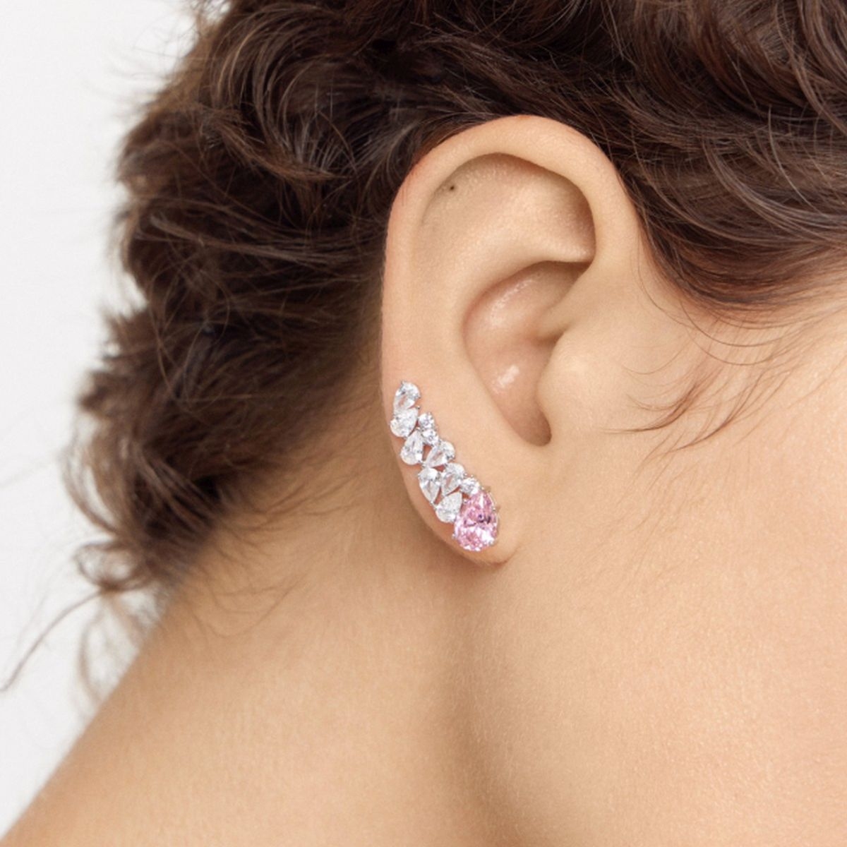 W.KRUK Kolczyki srebrne z cyrkoniami Ceremonials