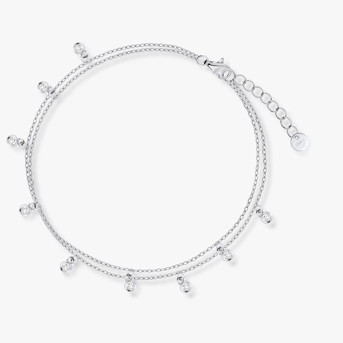 W.KRUK Bransoleta srebrna na nogę