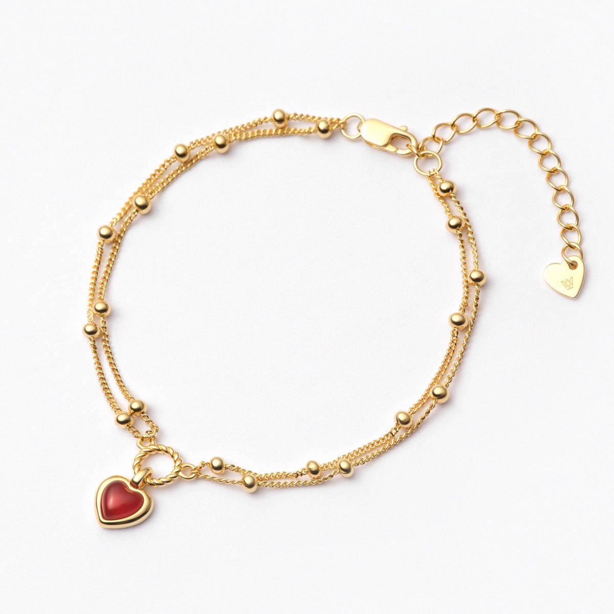 W.KRUK Bransoleta srebrna Czułość