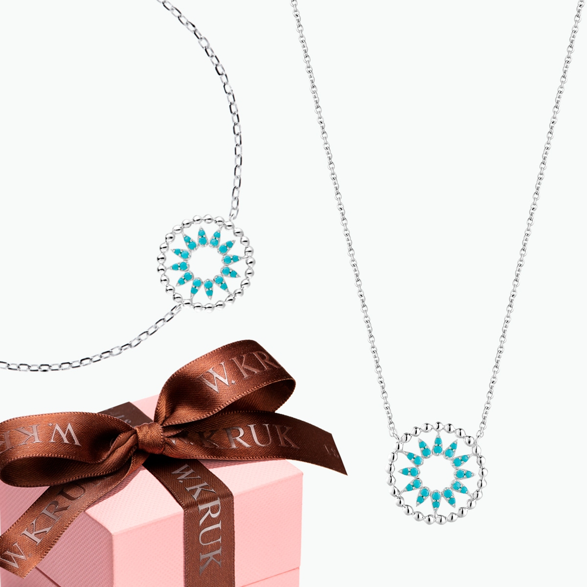 W.KRUK Komplet Turkusowa Głębia