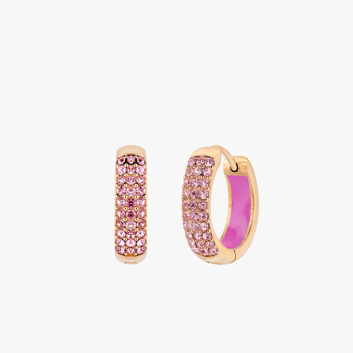 W.KRUK Kolczyki Pink Glow Picky Pica