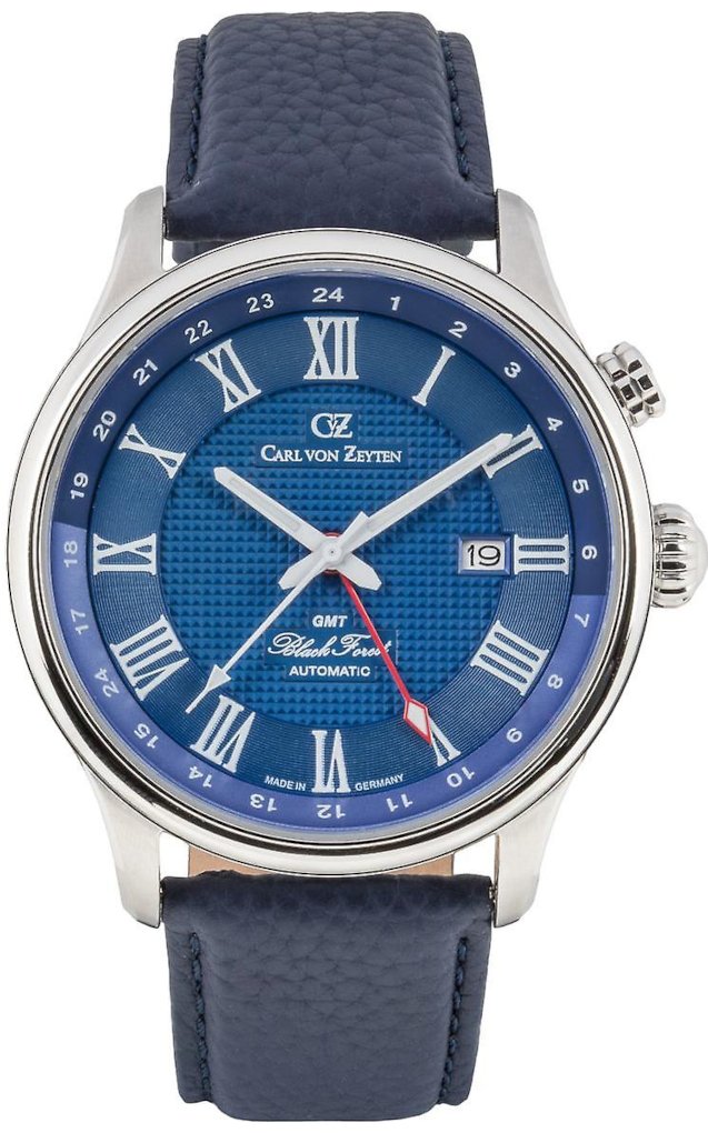 Zegarek Męski CARL VON ZEYTEN Gmt Rench CVZ0087BLS