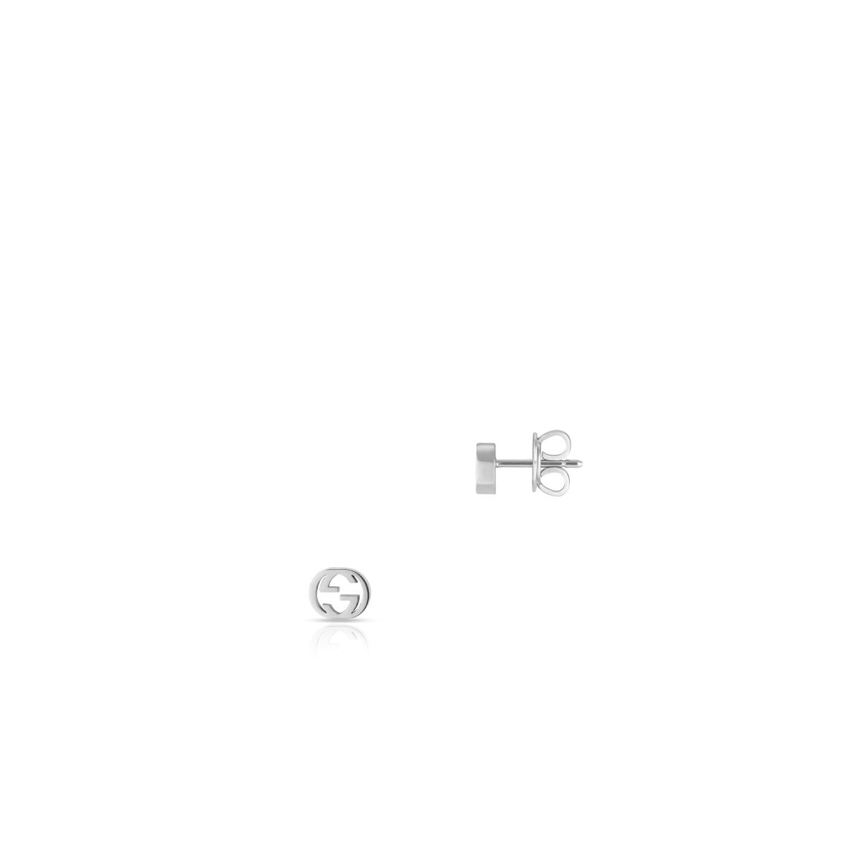 W.KRUK Kolczyki białe złoto Gucci