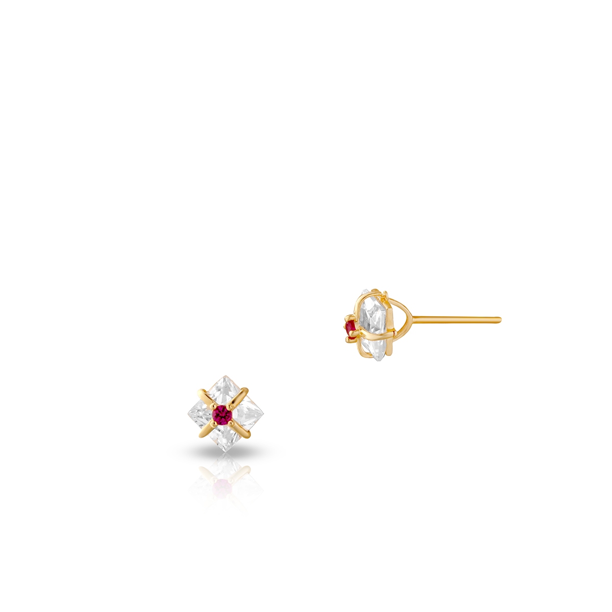 W.KRUK Kolczyki złote prezenty Holy