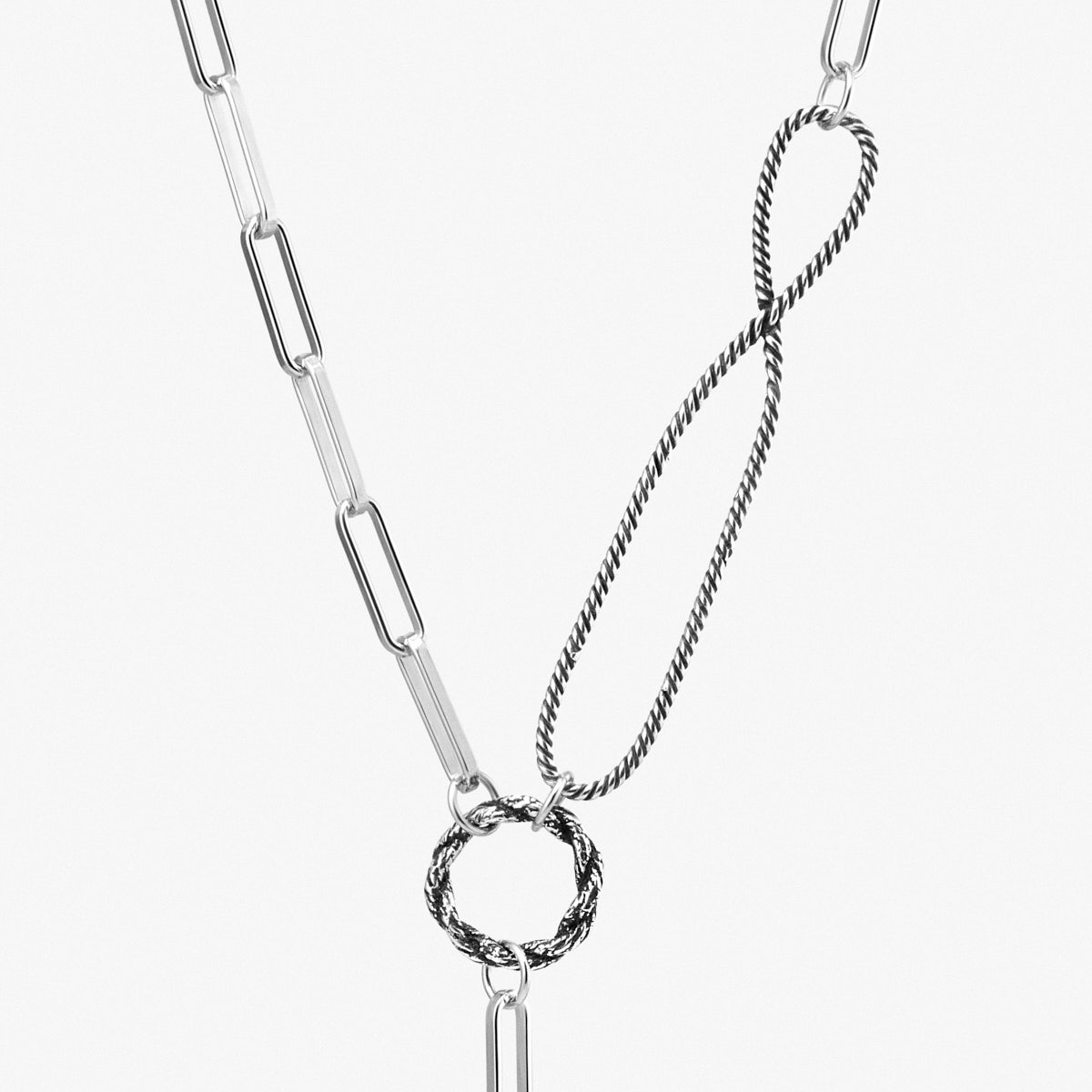 W.KRUK Naszyjnik srebrny Freedom Forever