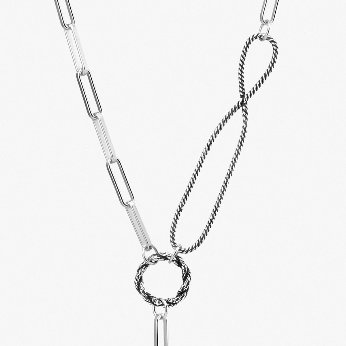 W.KRUK Naszyjnik srebrny Freedom Forever