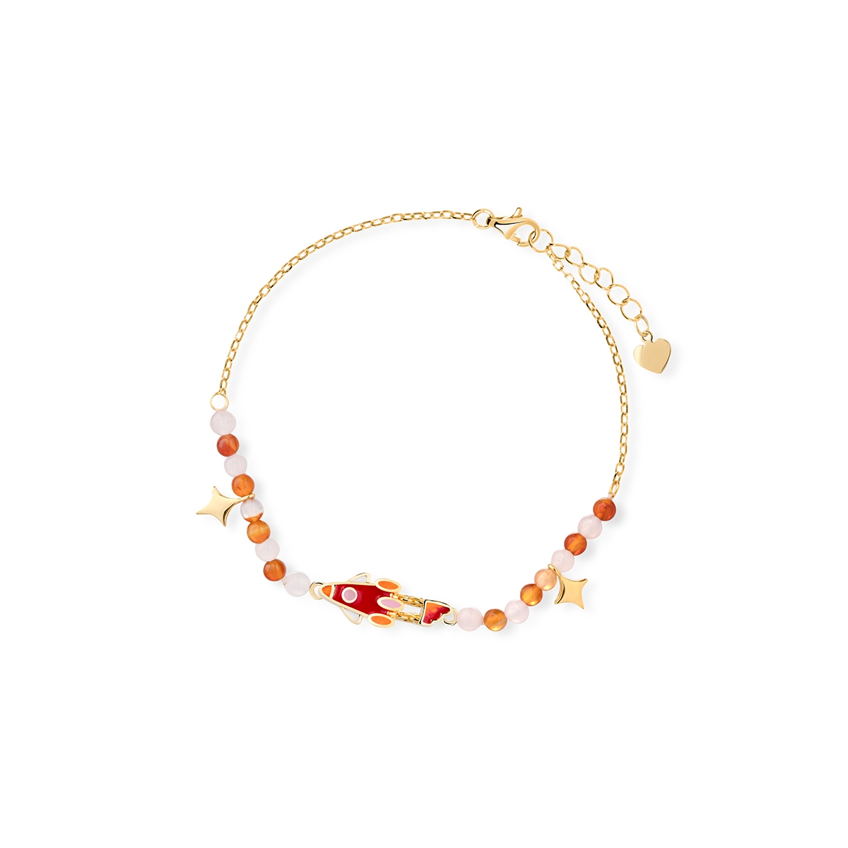 W.KRUK Bransoleta srebrna z motywem rakiety