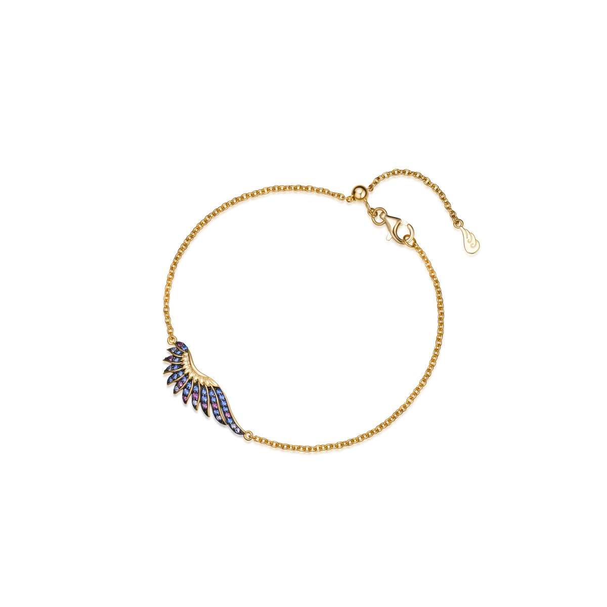 W.KRUK Bransoleta srebrna Preludium Paradise Birds