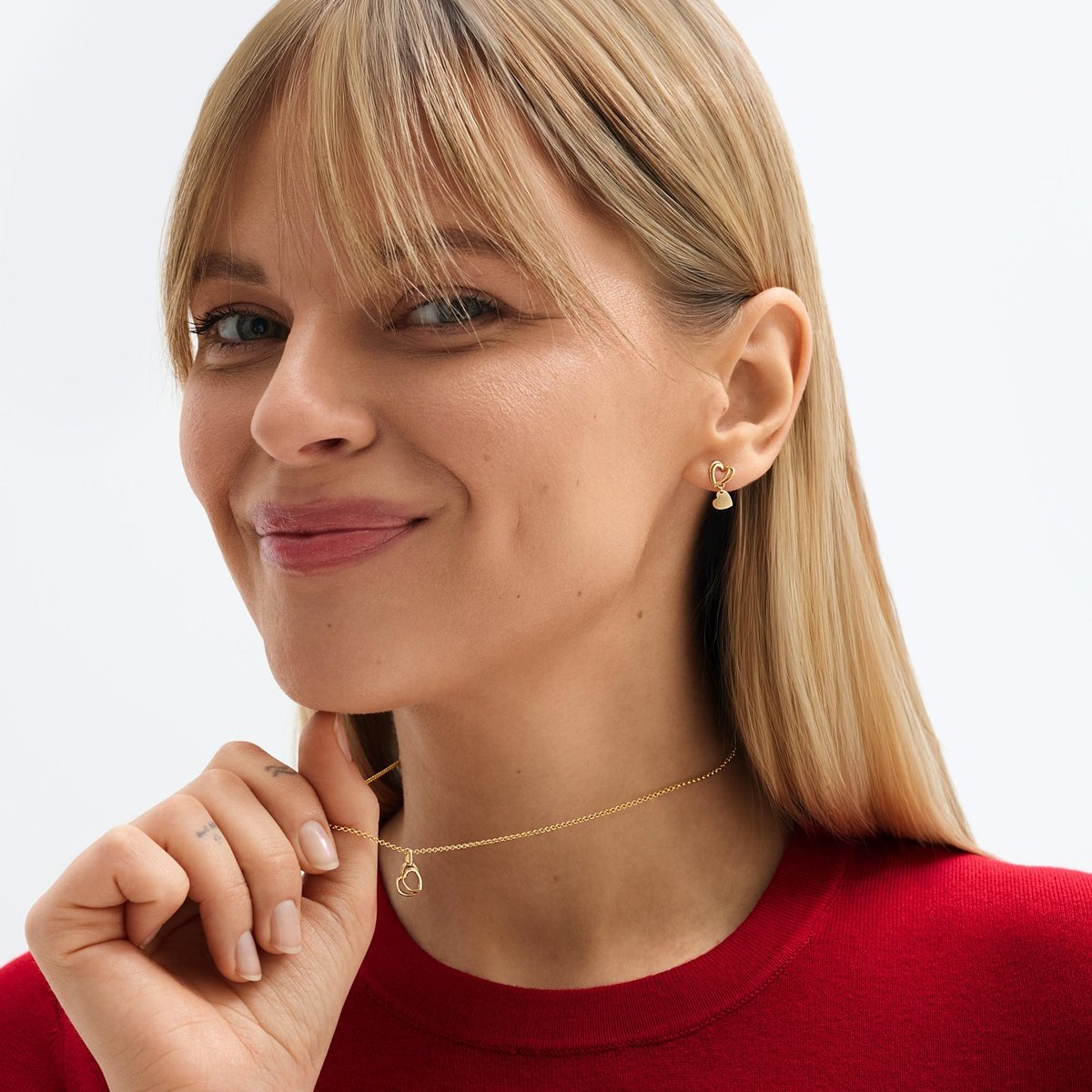 W.KRUK Naszyjnik złoty Czułość