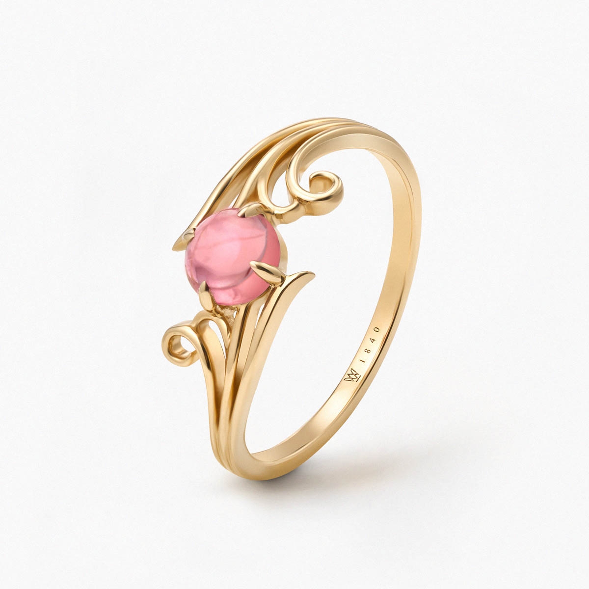 W.KRUK Pierścionek złoty KOI