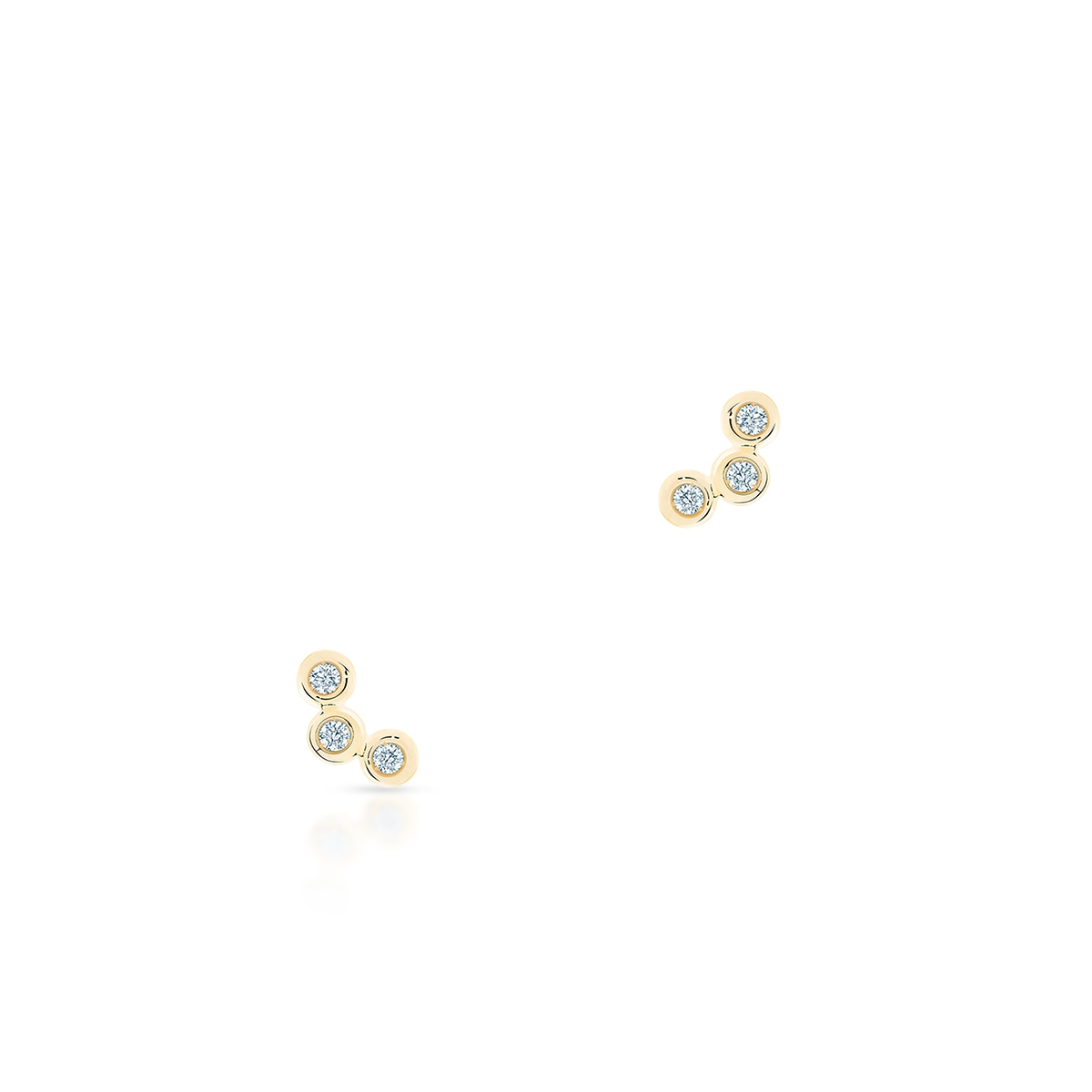 W.KRUK Kolczyki złote Birks