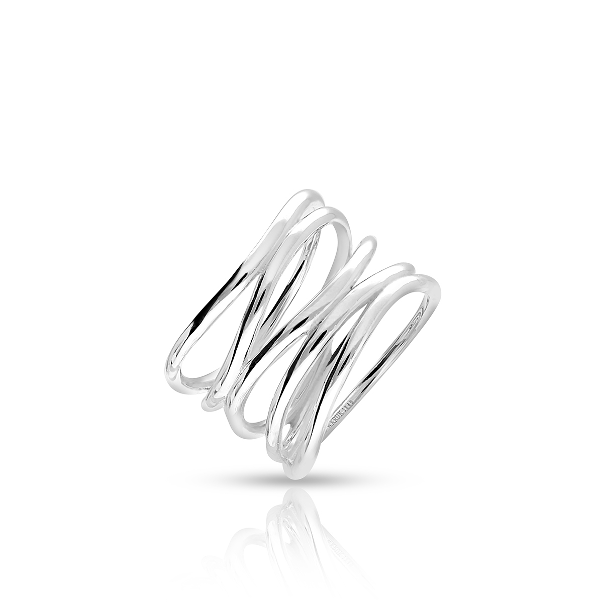 W.KRUK Pierścionek srebrny ażurowy