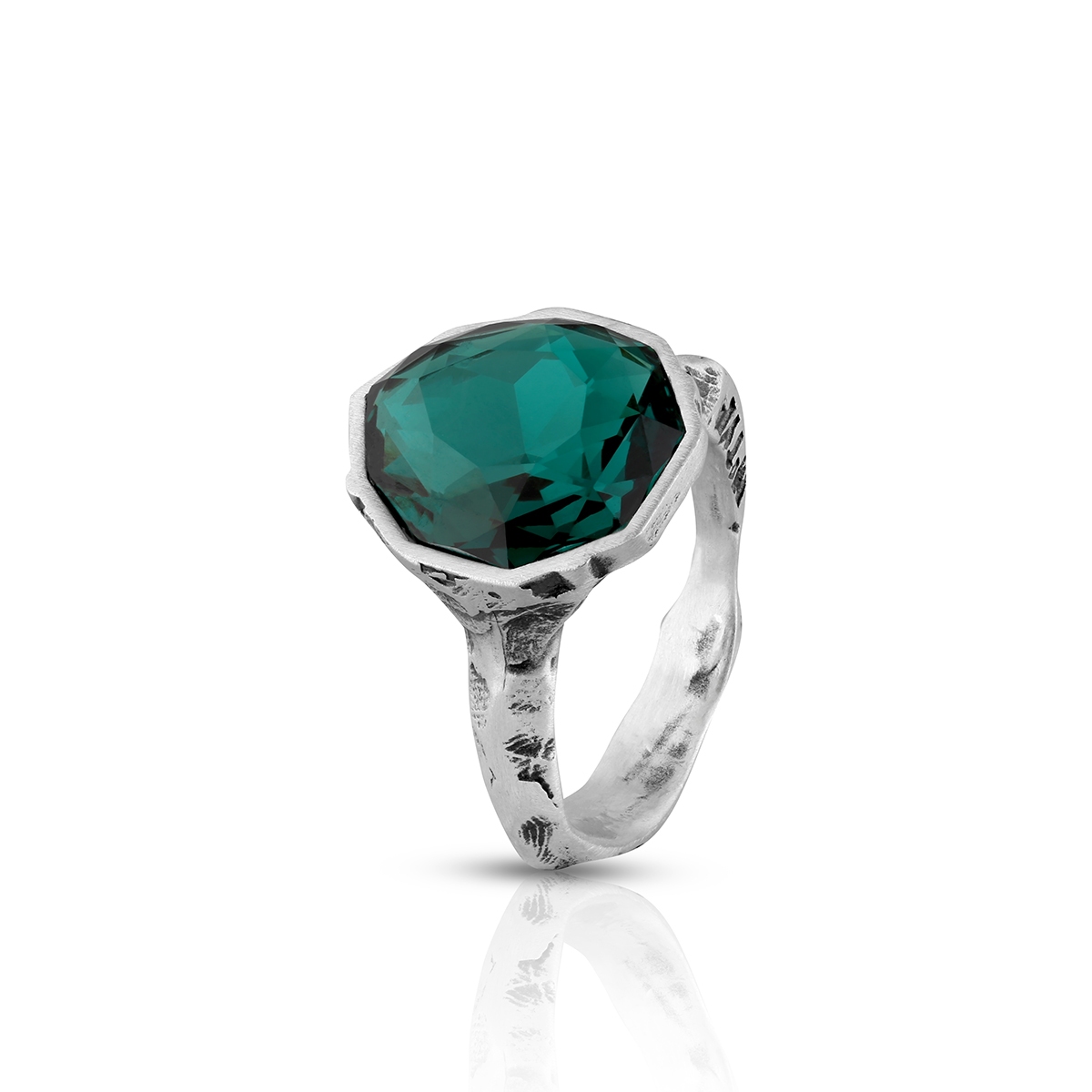 W.KRUK Pierścionek srebrny Motyle