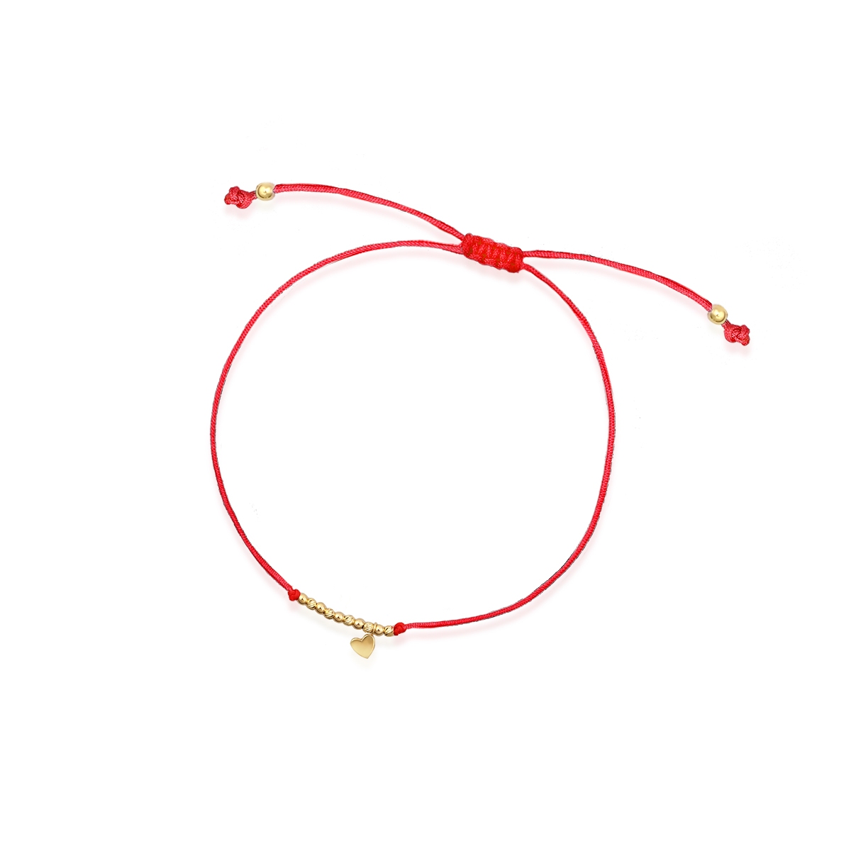 W.KRUK Bransoleta złota z serduszkiem