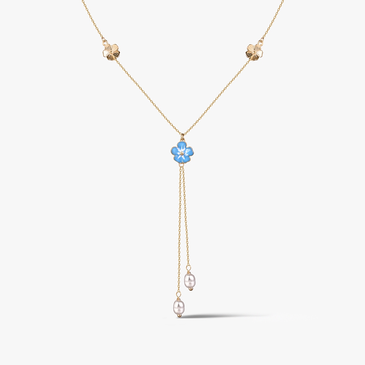 W.KRUK Naszyjnik złoty z perłą