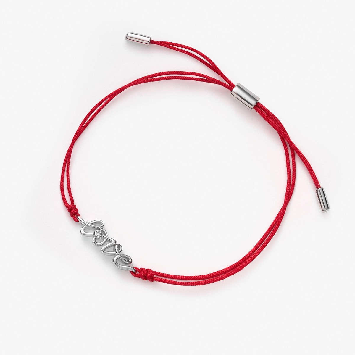 W.KRUK Bransoleta srebrna z diamentem laboratoryjnym Czułość