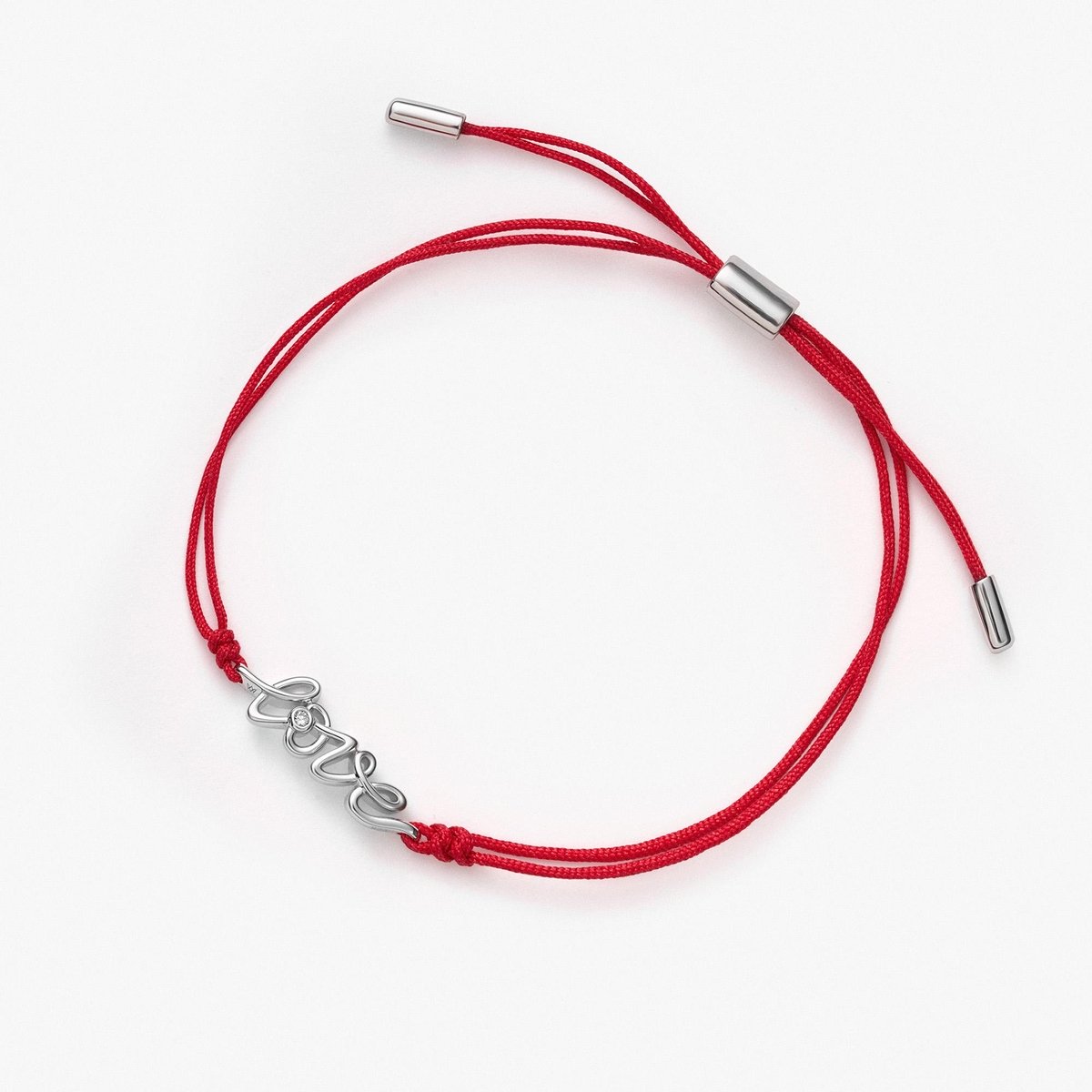 W.KRUK Bransoleta srebrna z diamentem laboratoryjnym Czułość