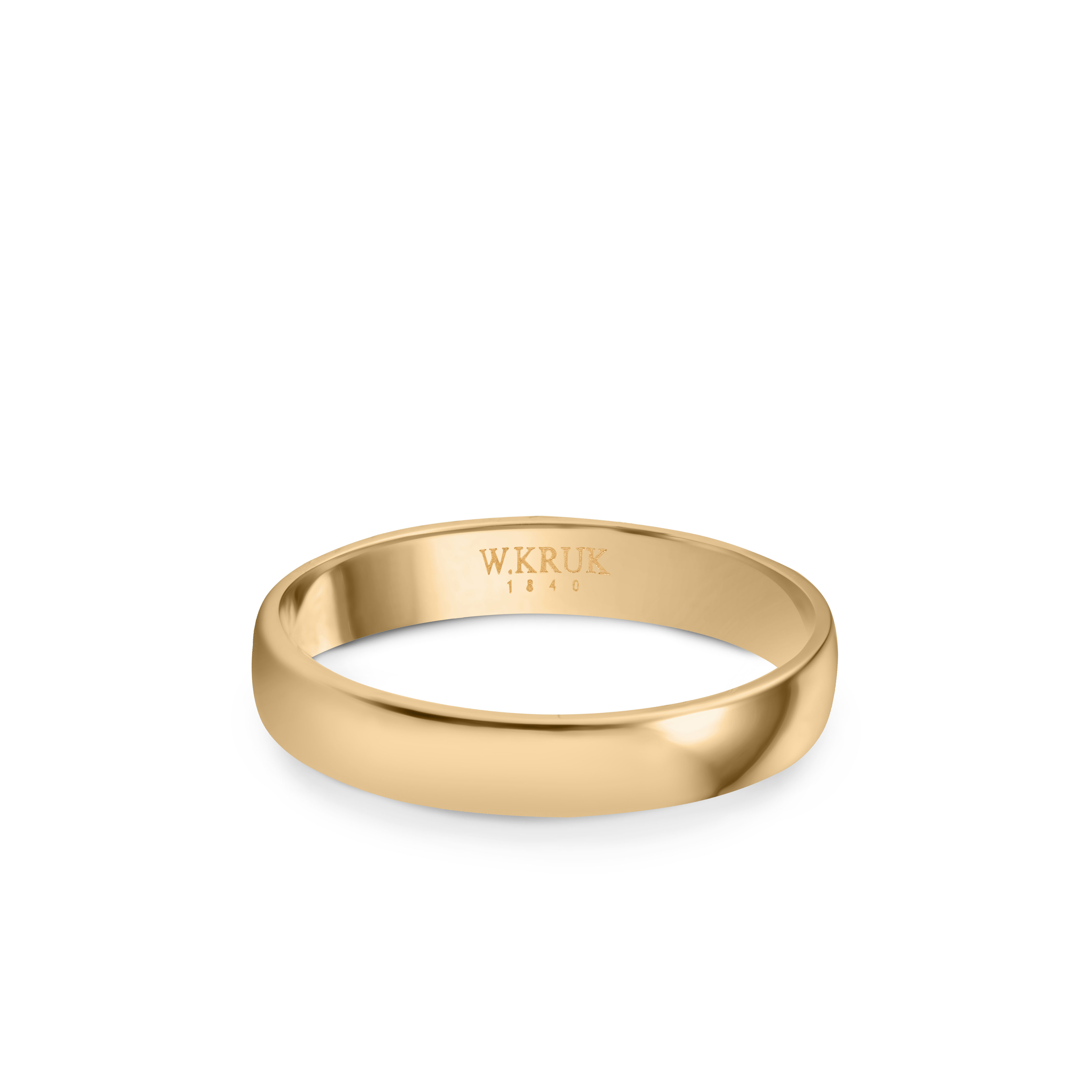 W.KRUK - Obrączka ślubna złota Speranza męska
