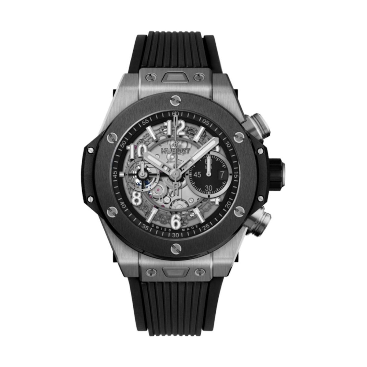 W.KRUK ZEGAREK HUBLOT BIG BANG UNICO TITANIUM CERAMIC CHRONOGRAPH