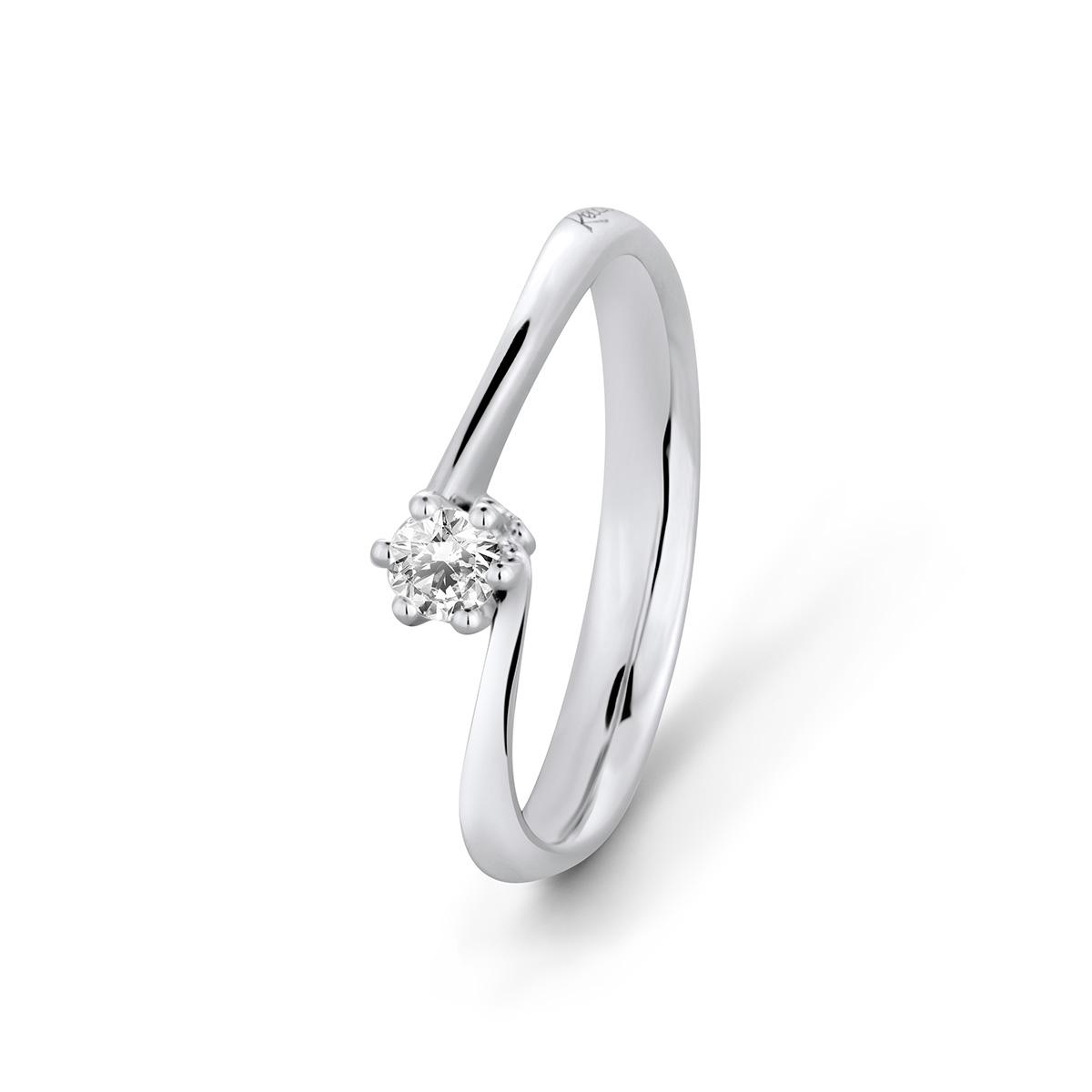 W.KRUK Pierścionek złoty Recarlo