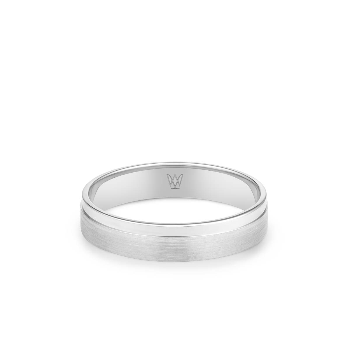 W.KRUK Obrączka srebrna SORENTO