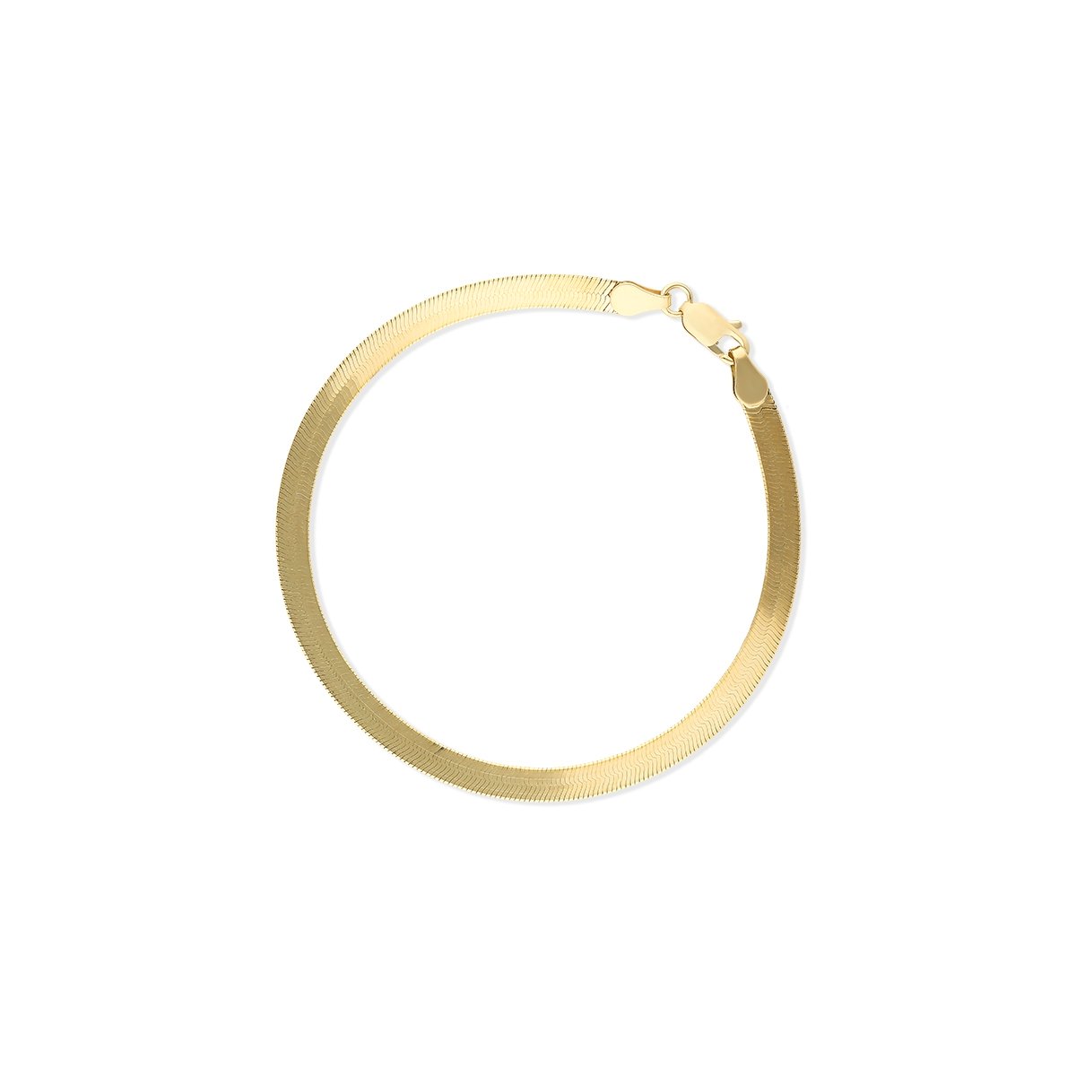 W.KRUK Bransoleta złota bicolor żmijka