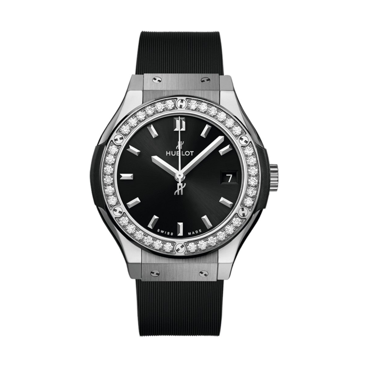 W.KRUK ZEGAREK HUBLOT CLASSIC FUSION TITANIUM DIAMONDS