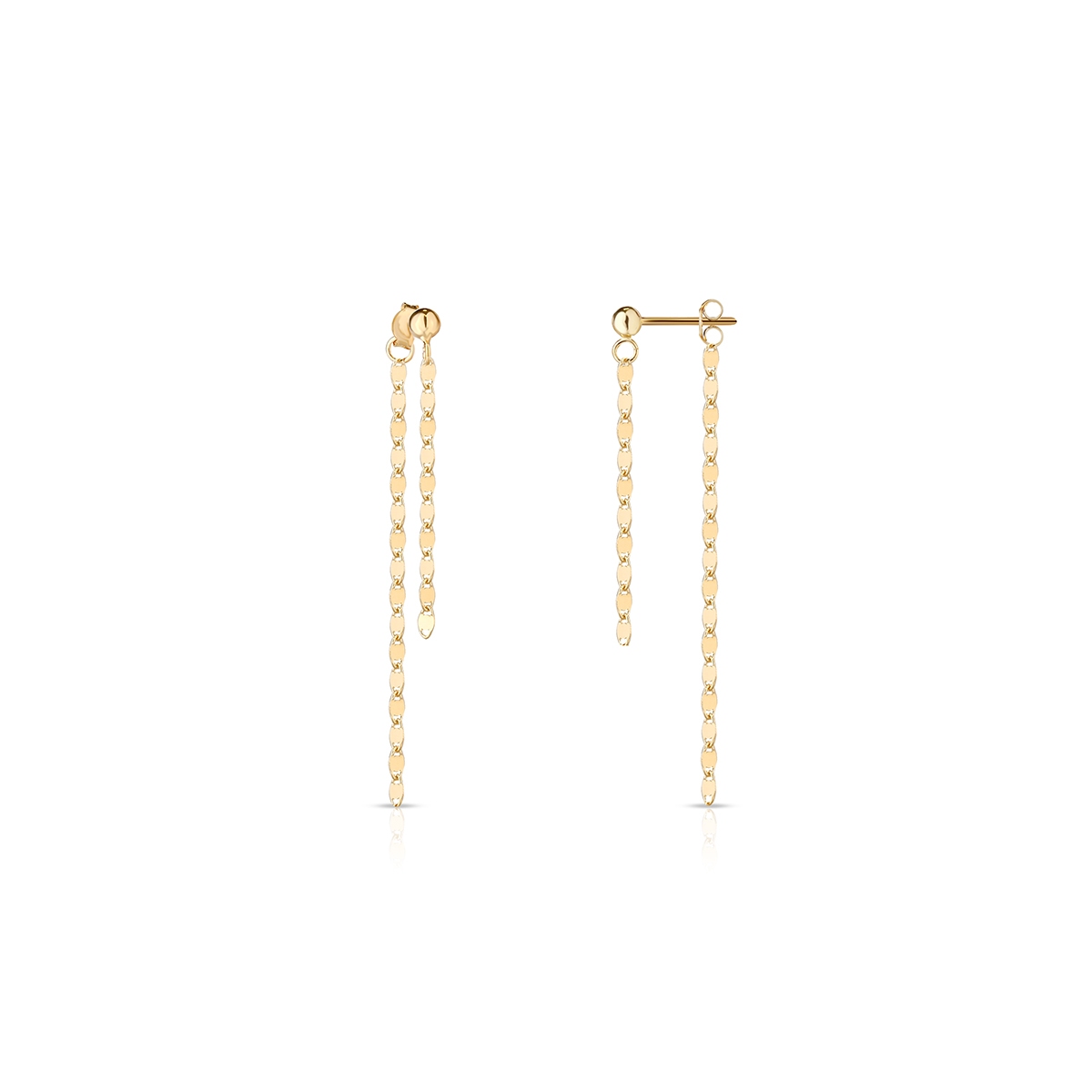 W.KRUK Kolczyki srebrne pozłacane