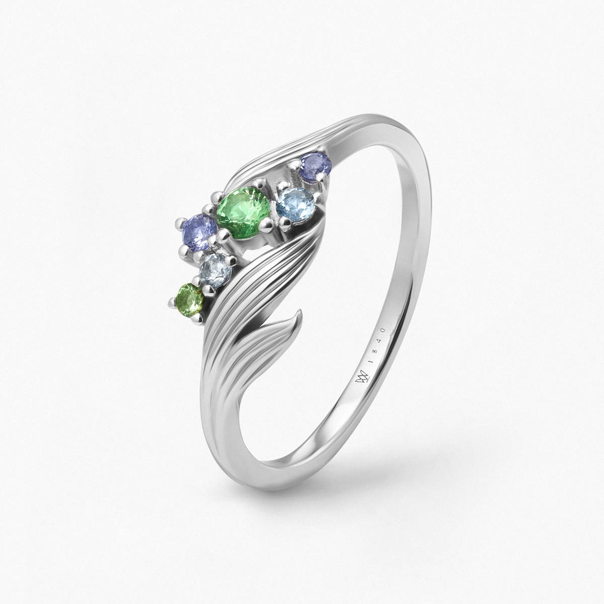 W.KRUK Pierścionek srebrny KOI