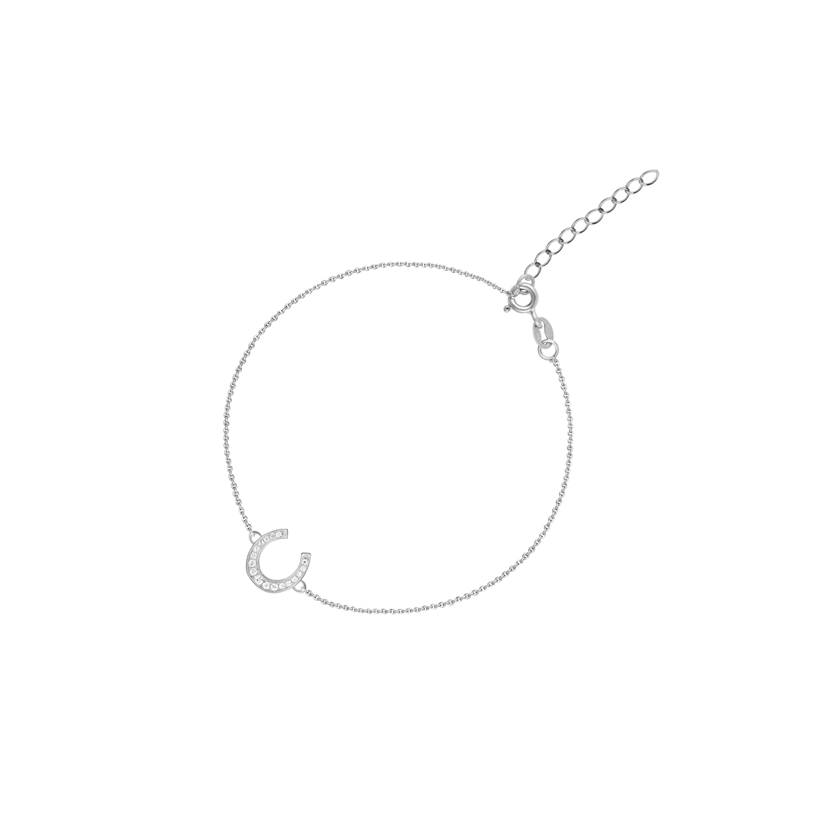 W.KRUK Bransoleta srebrna podkowa