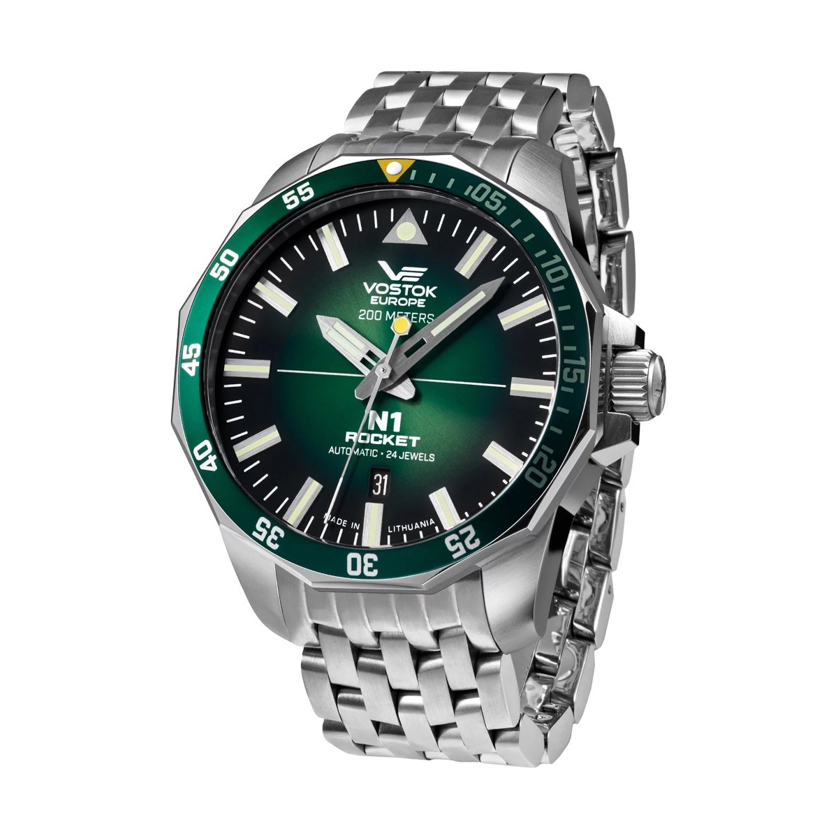W.KRUK ZEGAREK VOSTOK EUROPE ROCKET N-1 AUTOMATIC