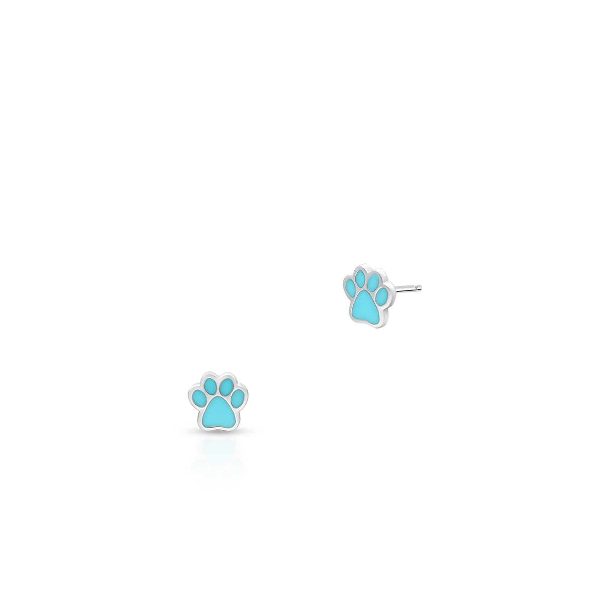 W.KRUK - Kolczyki srebrne łapki