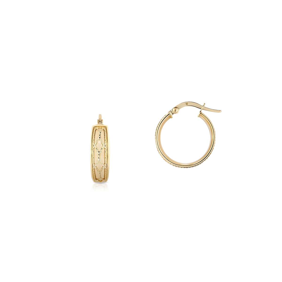 W.KRUK Kolczyki złote