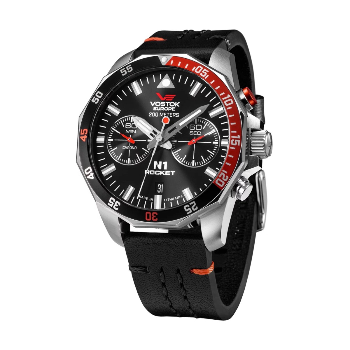 W.KRUK ZEGAREK VOSTOK EUROPE ROCKET N-1 CHRONO
