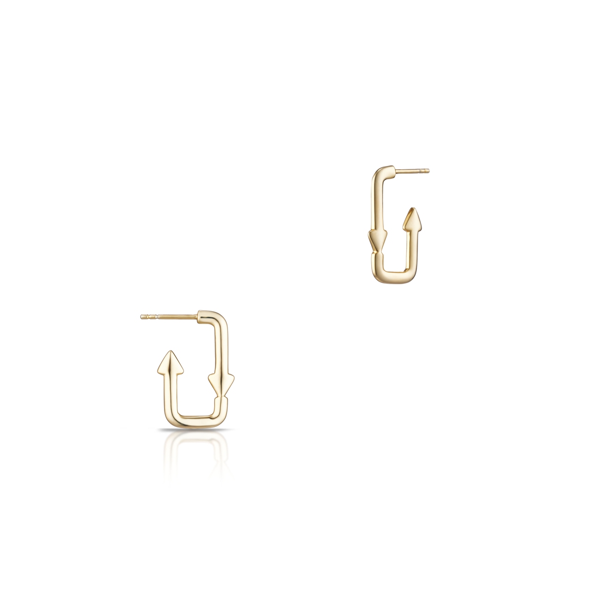 W.KRUK Kolczyki srebrne loop Longplay