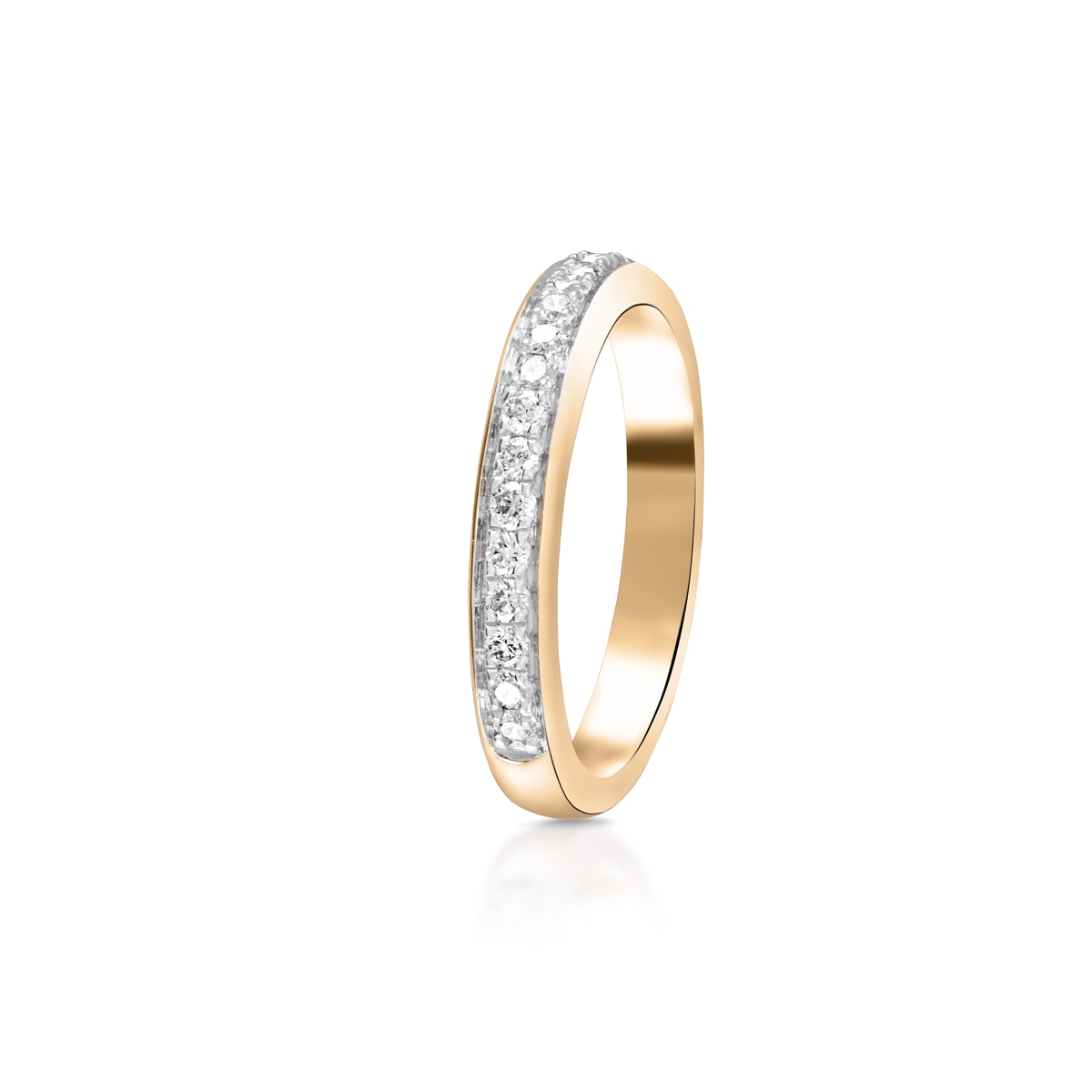 W.KRUK Pierścionek zaręczynowy złoty W.KRUK