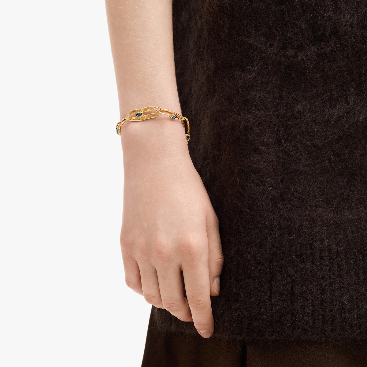 W.KRUK Bransoleta srebrna Motyle