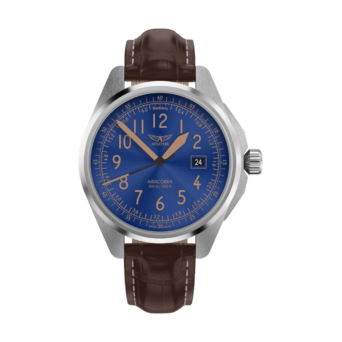W.KRUK ZEGAREK AVIATOR AIRACOBRA 43 TYPE B