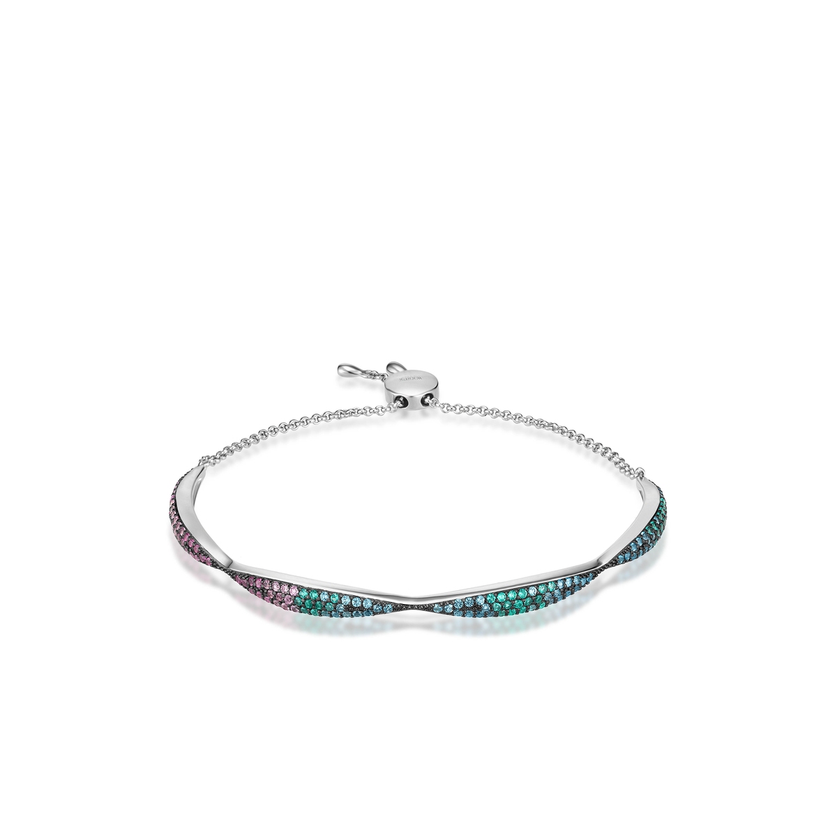 W.KRUK Bransoleta srebrna Preludium Paradise Birds