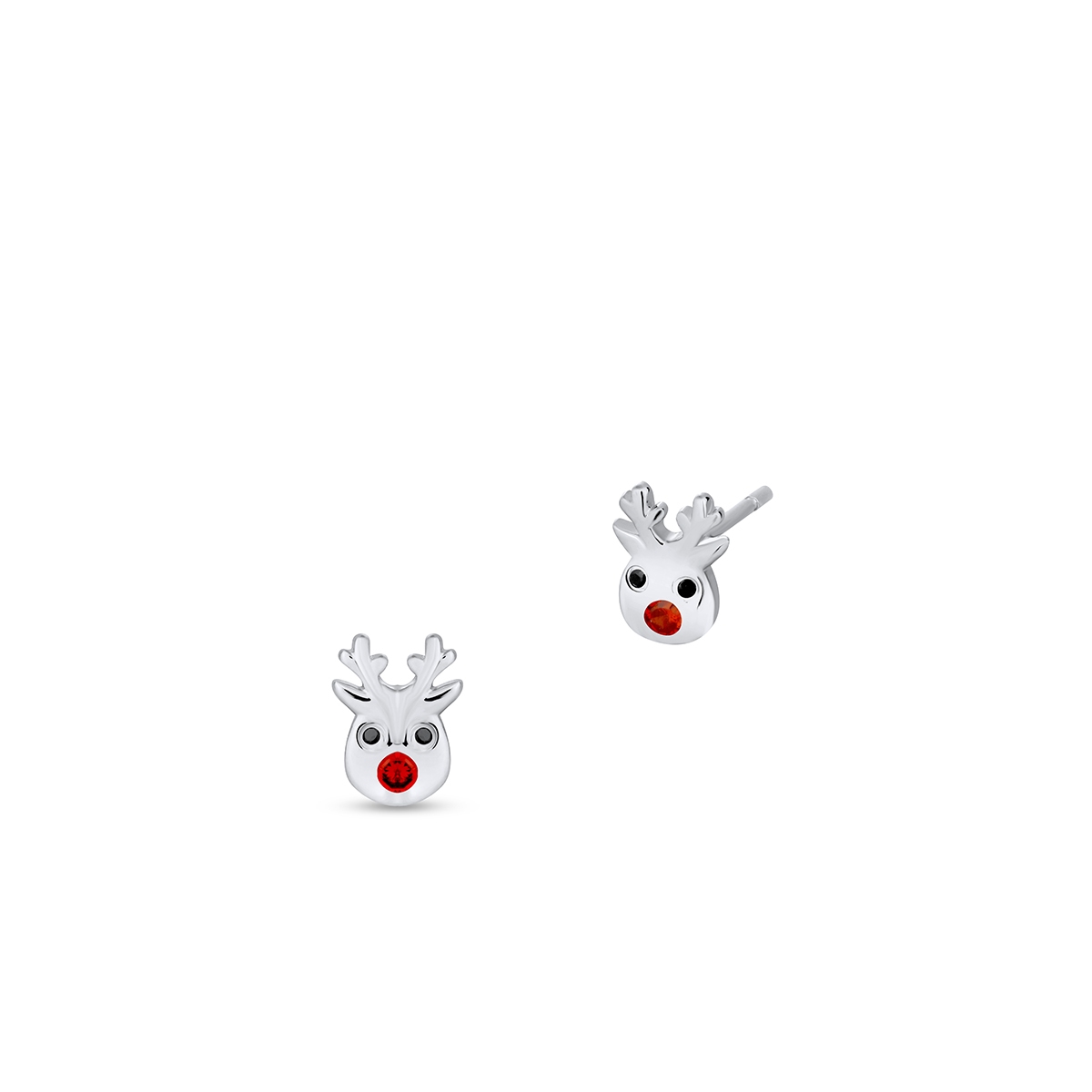 W.KRUK Kolczyki srebrne reniferki