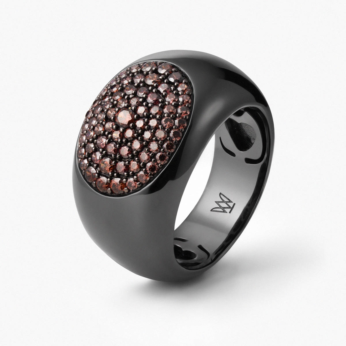 W.KRUK Pierścionek srebrny Meteory