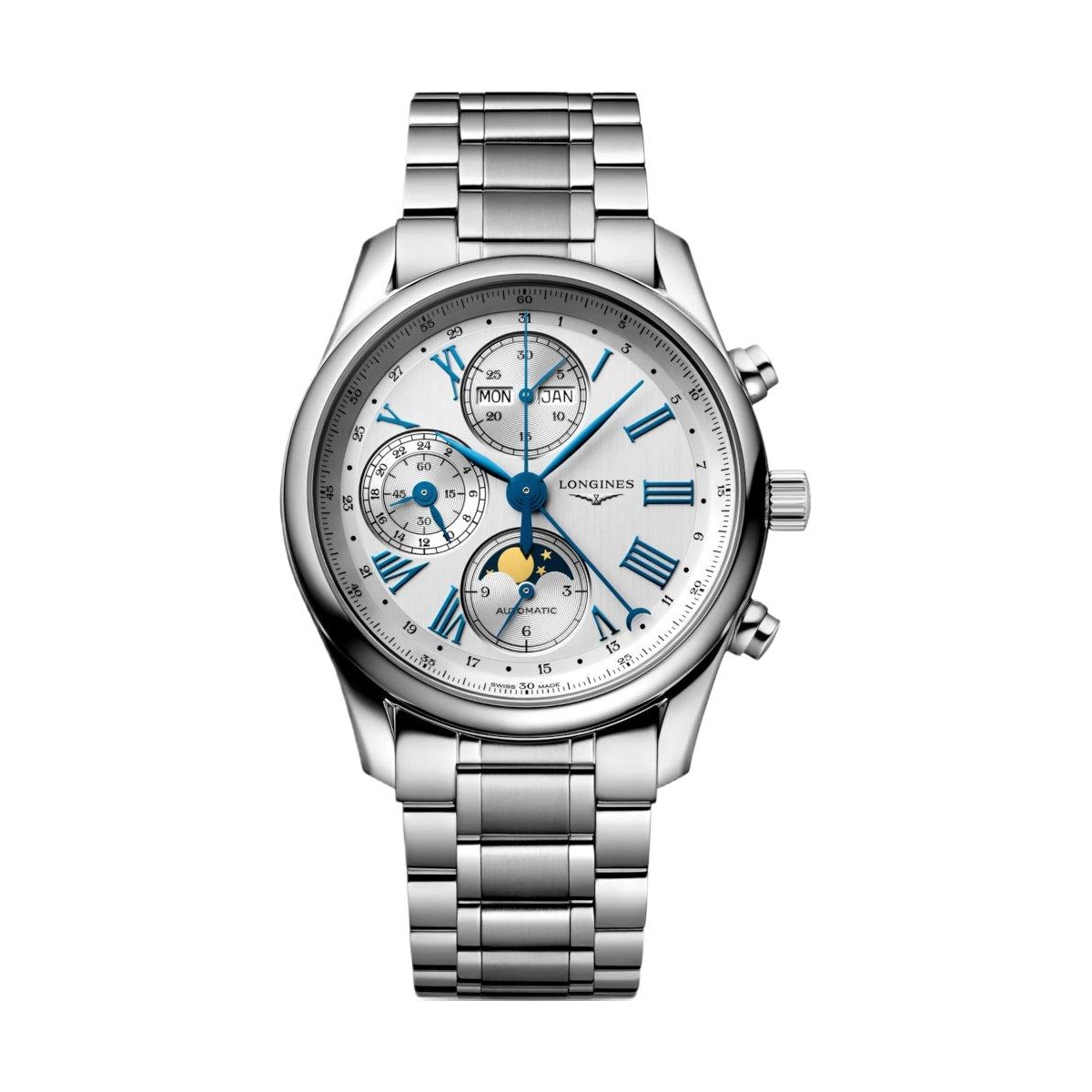 W.KRUK LONGINES MASTER COLLECTION CHRONO MOONPHASE
