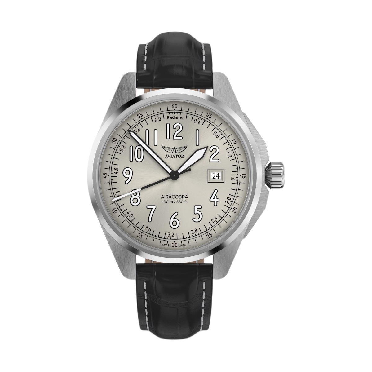 W.KRUK ZEGAREK AVIATOR AIRACOBRA 43 TYPE B